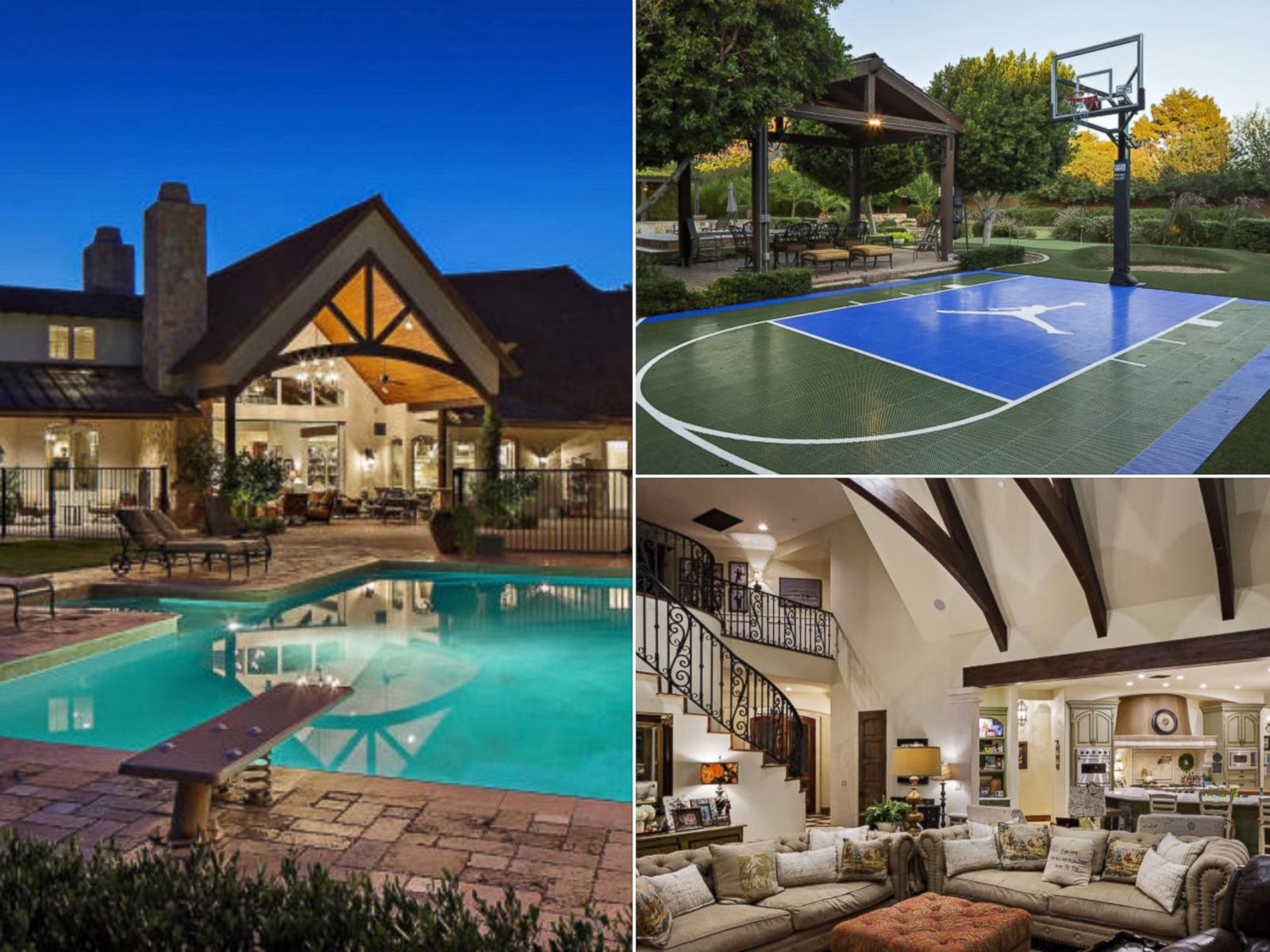 March Madness: Homes With Basketball Courts For Sale Photos Image #4