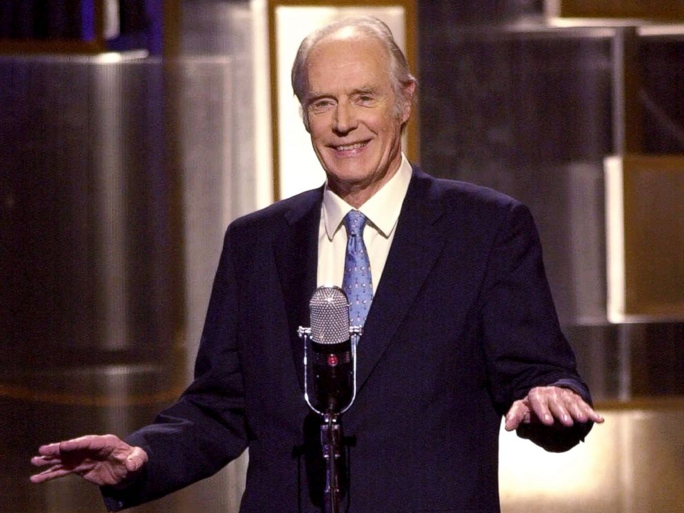PHOTO: Sir George Martin, the Beatles producer, makes an appearance during An All-Star Tribute to Brian Wilson concert at New Yorks Radio City Music Hall in this March 29, 2001 file photo.