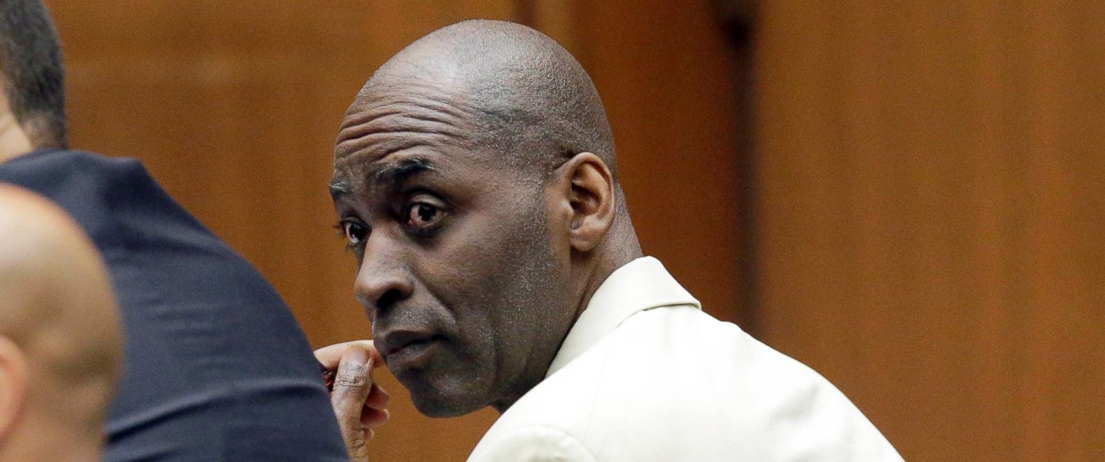 PHOTO: In this May 27, 2016 file photo, actor Michael Jace, who played a police officer on television, appears during closing arguments during his trial at Los Angeles County Superior in Los Angeles.