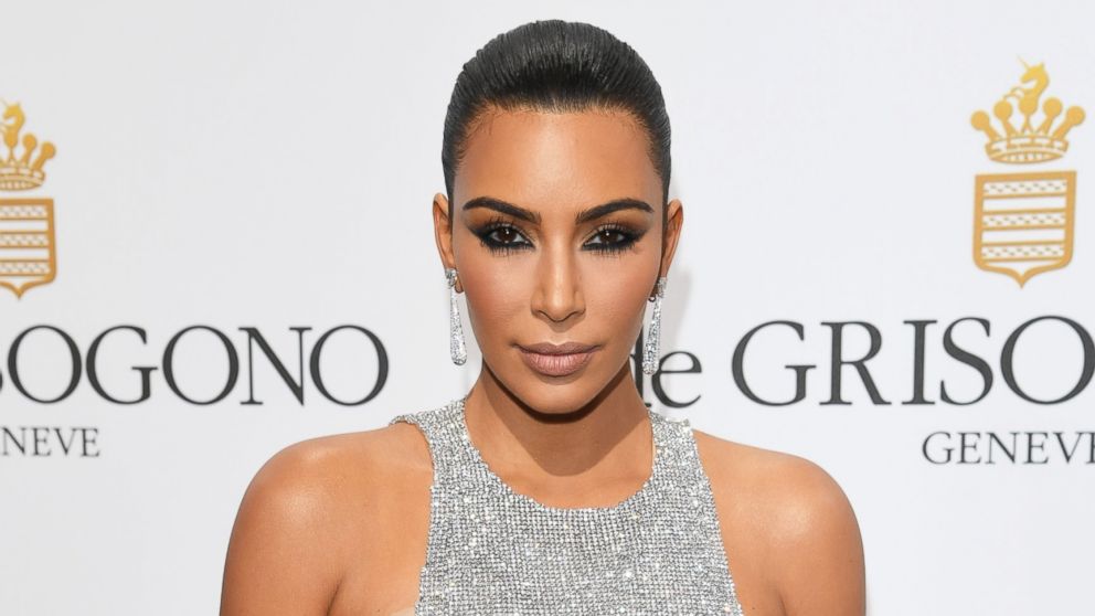 Photos:  Kim Kardashian Sparkles in Cannes