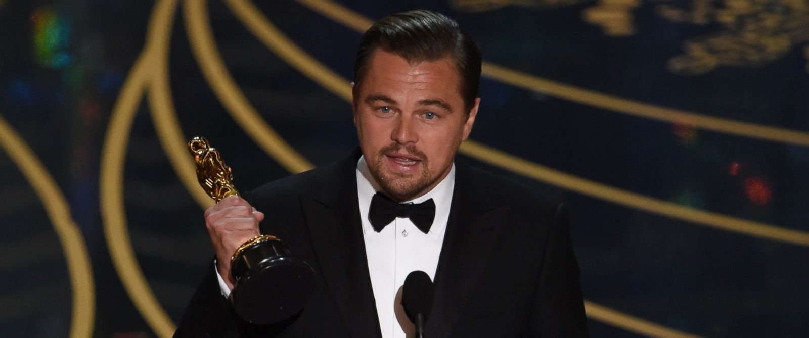 Leonardo Dicaprio Wins His First Oscar For The Revenant Abc News 