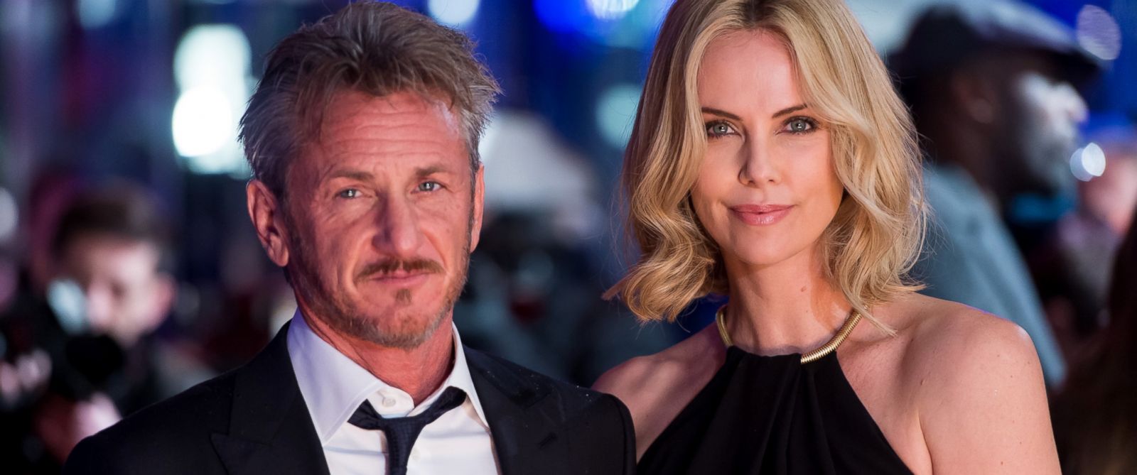 Sean Penn and Charlize Theron 