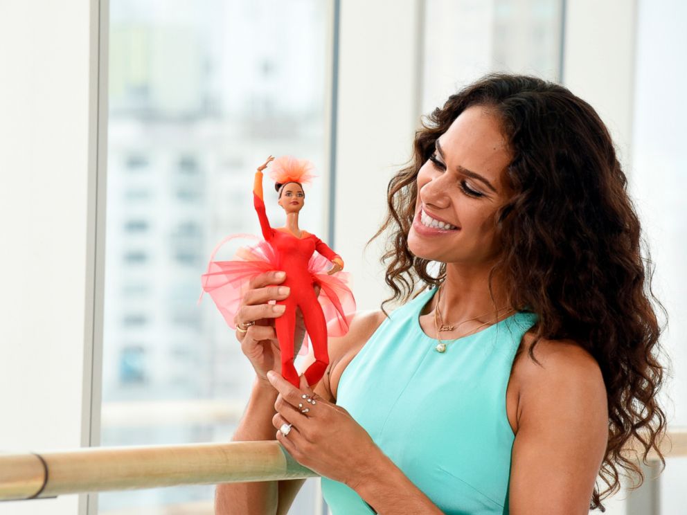 PHOTO: Prima ballerina Misty Copeland is being honored with a Barbie doll in her likeness. Copeland appeared on Good Morning America on Monday, May 1, 2016, to unveil the doll.