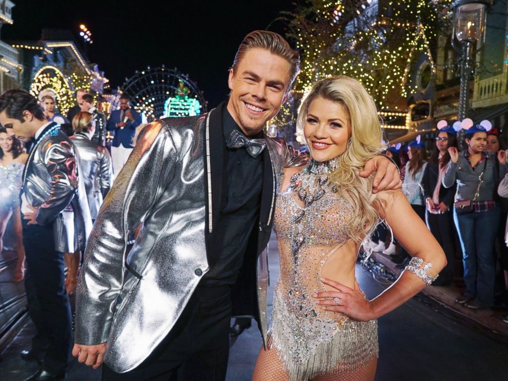 PHOTO: Derek Hough and Witney Carson appear on The Wonderful World of Disney: Disneyland 60, airing Feb. 21, 2016 at 8:00 p.m. on the ABC Television Network.