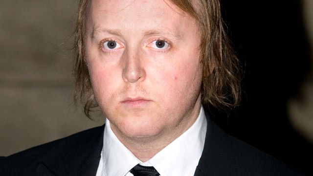 PHOTO James McCartney arrives is shown during London Fashion Week 