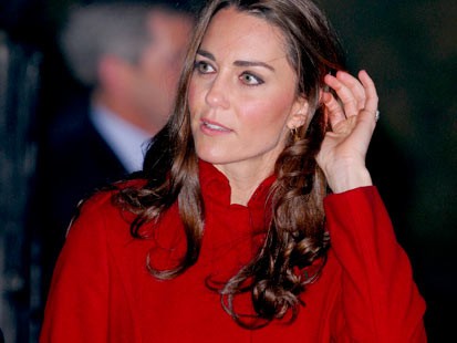Catherine Duchess of Cambridge leaves after visiting the UNICEF emergency 