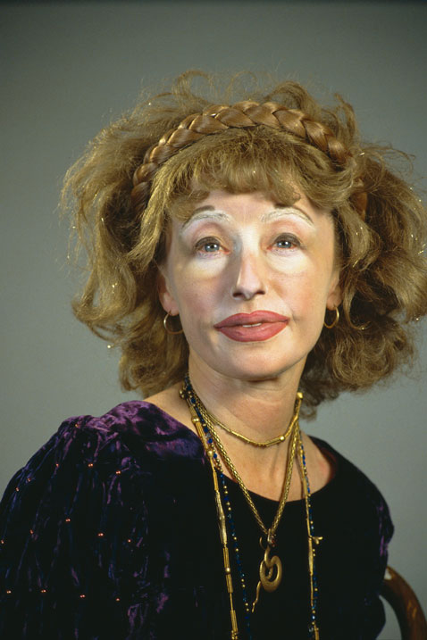 Cindy Sherman transforms herself into androgynous characters to