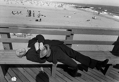 ht harvey stein sleeping man 2 nt 120118 Coney Island 40 Years