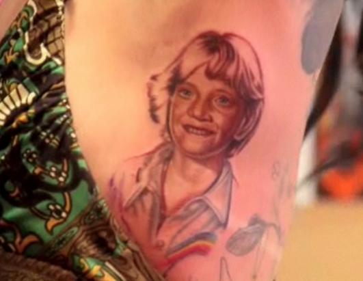 Kat Von D Gets Tattoo of Jesse James 39 Face