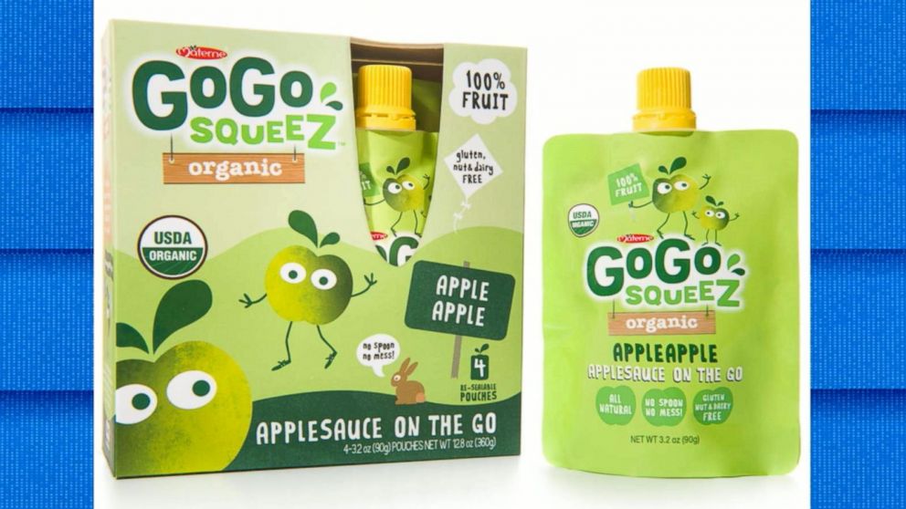 GoGo squeeZ Applesauce Recalled for Mold Video ABC News