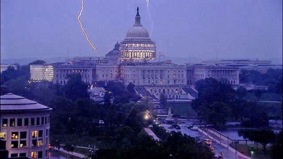 Severe Weather Hits Washington, D.C. Video ABC News