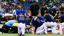 Good Morning America: GMA 6/17: Tampa Bay Rays Pitcher Hit in Head