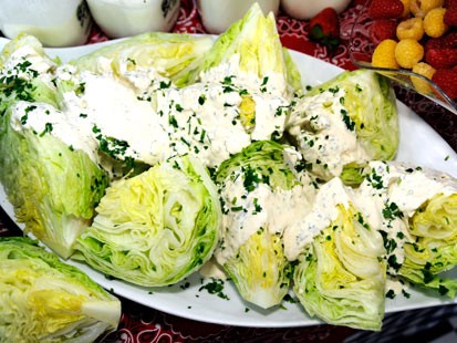 salad with iceberg lettuce