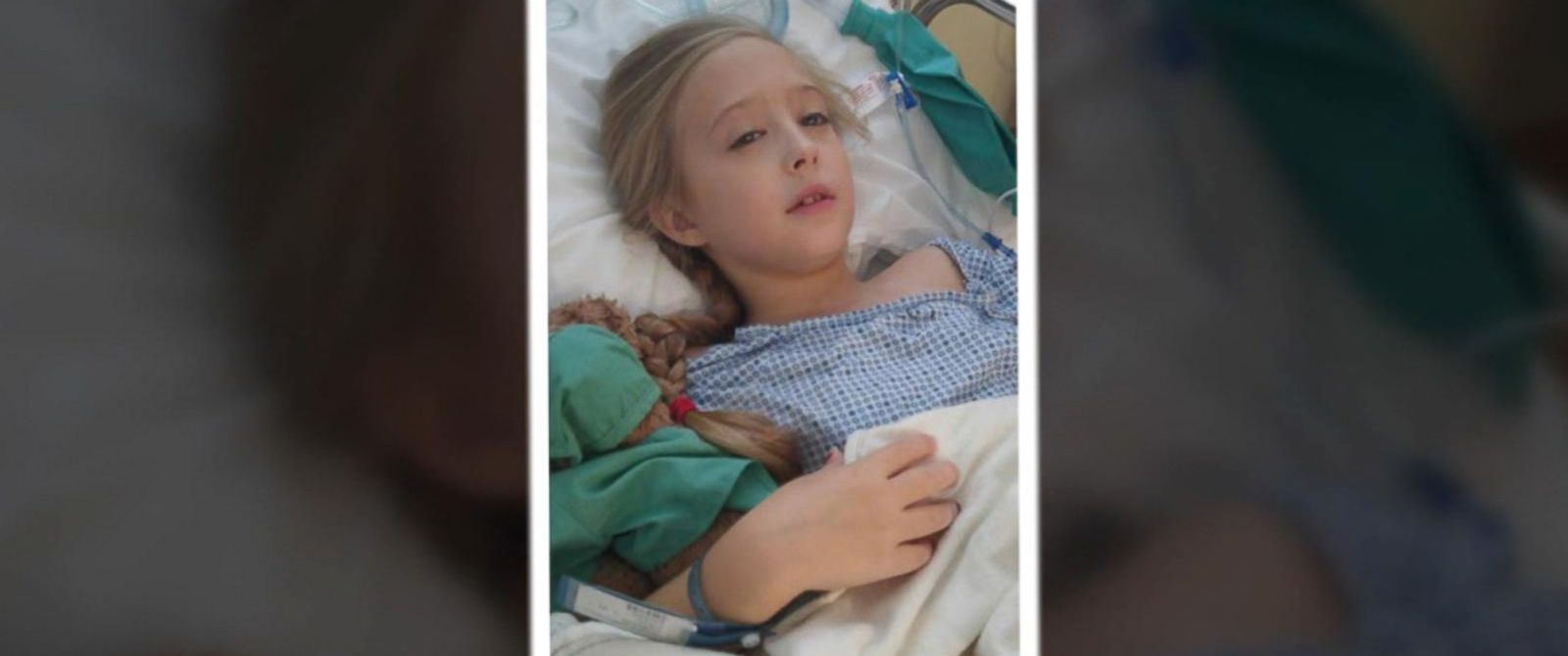 PHOTO: Chrissy Turner is battling a rare form of breast cancer at just 8 years old. 