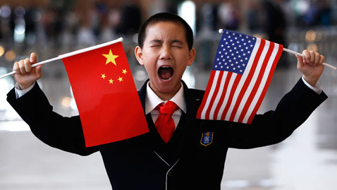 ap china flags dm 120504 wblog Today in Pictures: Sri Lanka, Slut Walk in Jerusalem, Elections in Iran