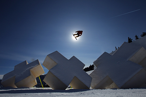 Winter X Games gty 137846430 Today in Pictures: Soldiers Homecoming, Romney on Campaign Trail, Little Gandhis