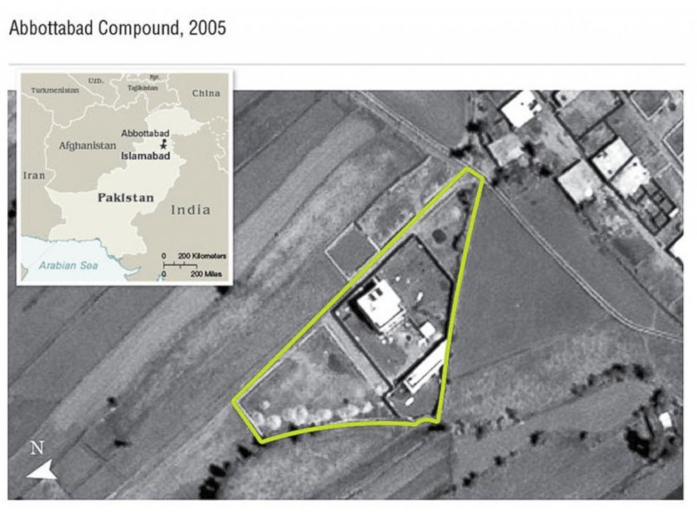 PHOTO: Satellite image shows Osama bin Ladens compound in Abbottabad, Pakistan. 