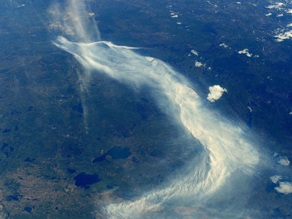 Smoke From Canada Wildfires Visible From Space ABC News