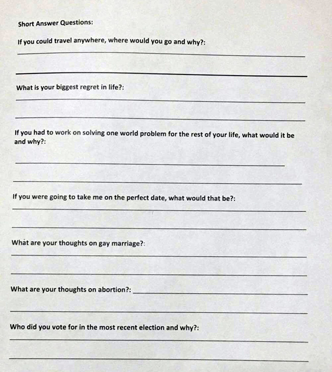 dating application