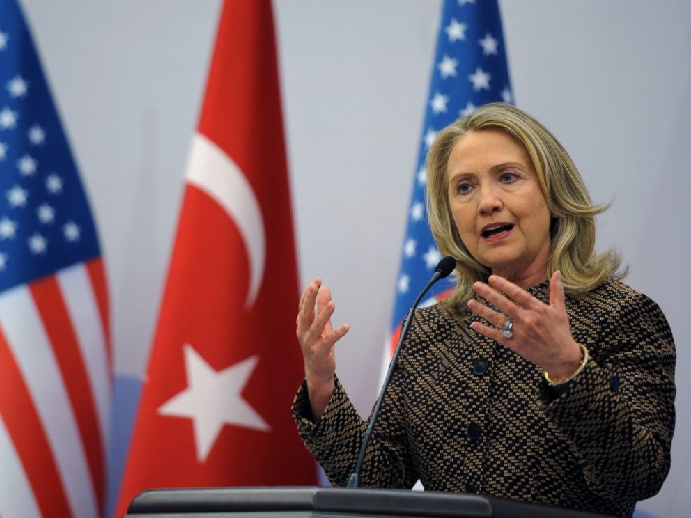 PHOTO:In this file photo, Hillary Rodham Clinton speaks at news conference during the Global Counterterrorism Forum in Istanbul, June 7, 2012. 