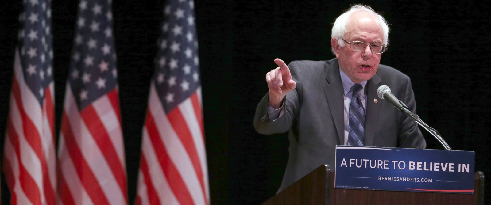 PHOTO: Democratic presidential candidate Sen. Bernie Sanders, I-Vt., speaks during a campaign event, Jan. 5, 2016, in New York.