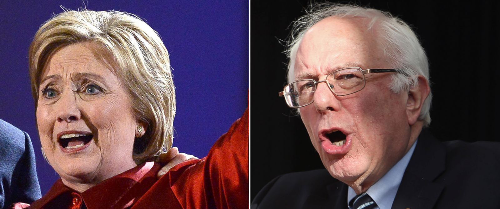 PHOTO: Hillary Clinton and Sen. Bernie Sanders. 