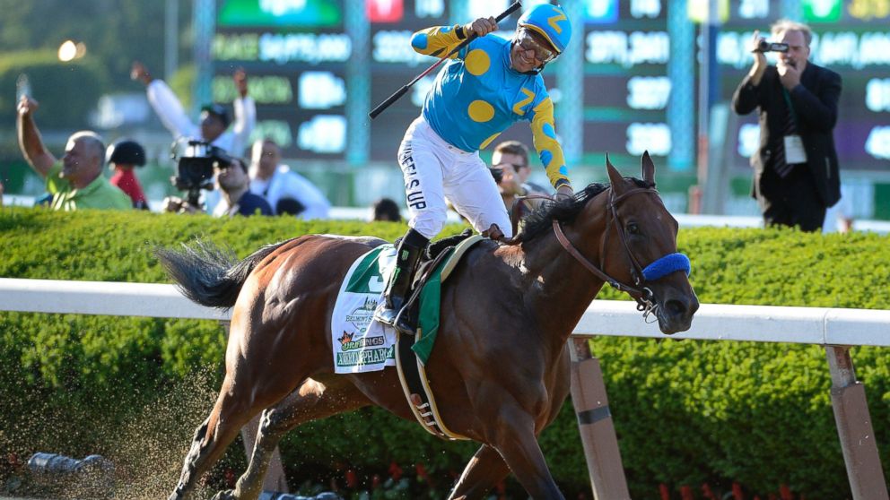 American Pharoah Takes Triple Crown With Belmont Stakes Win ABC News