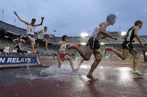 ap philadelphia penn relays ll 120427 wblog Today in Pictures: Tulips Bloom, Bahrain Protest, Penn Relays