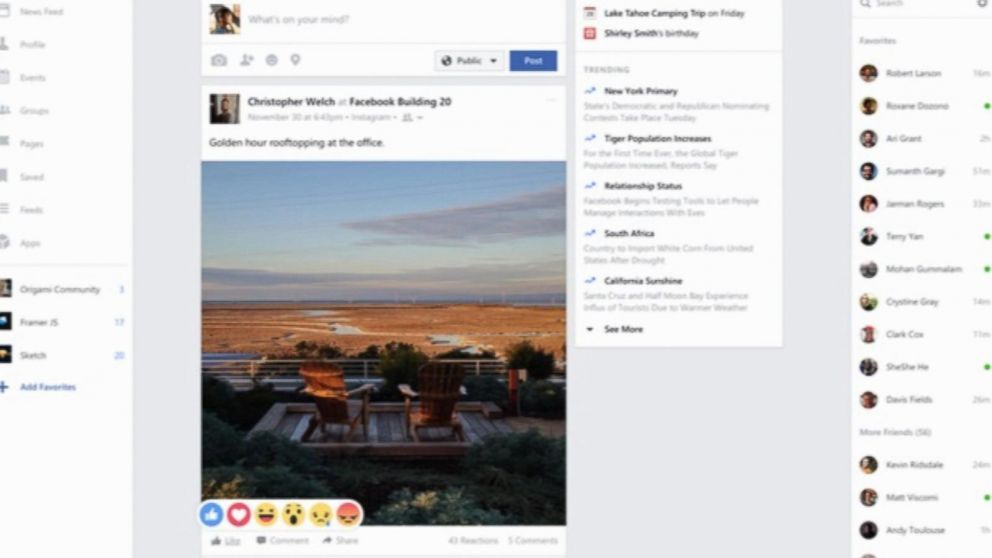 Watch:  Facebook Comes to Windows 10