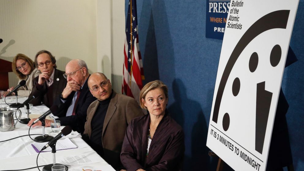 Scientists Announce 'Doomsday Clock' Time