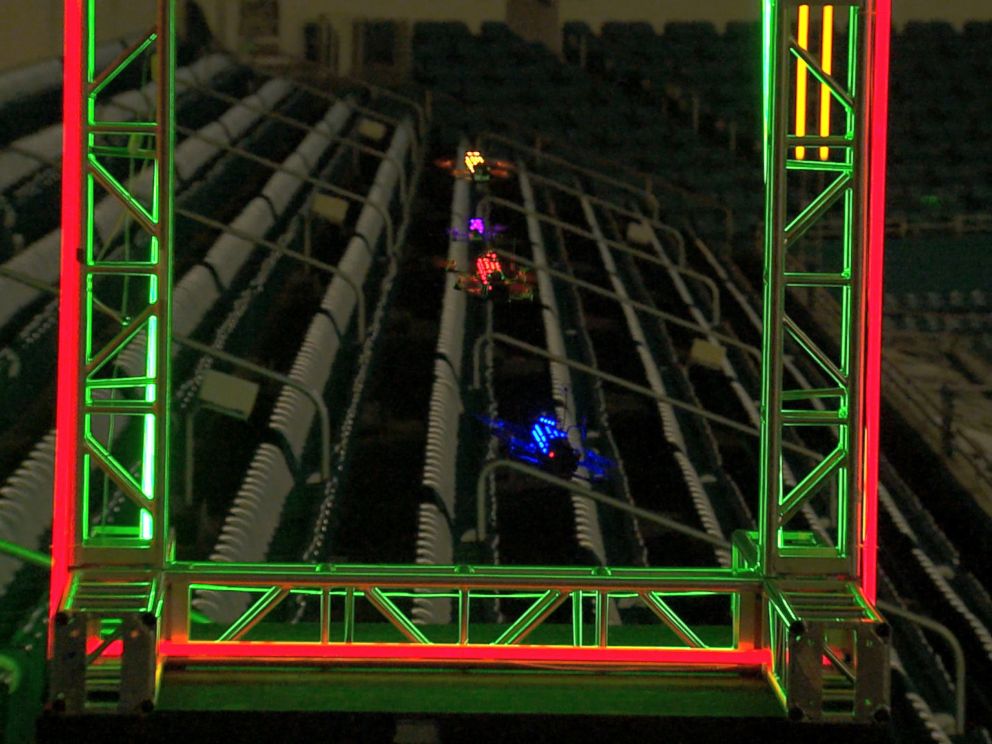 PHOTO: The Drone Racing League is turning high-speed drone races into a spectator sport.