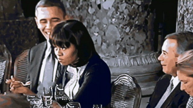 Michelle Obama rolling eyes 