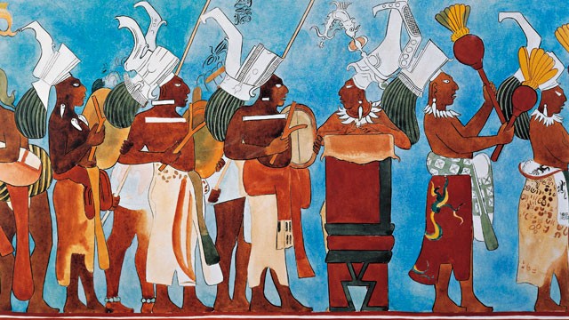 mayan frescoes