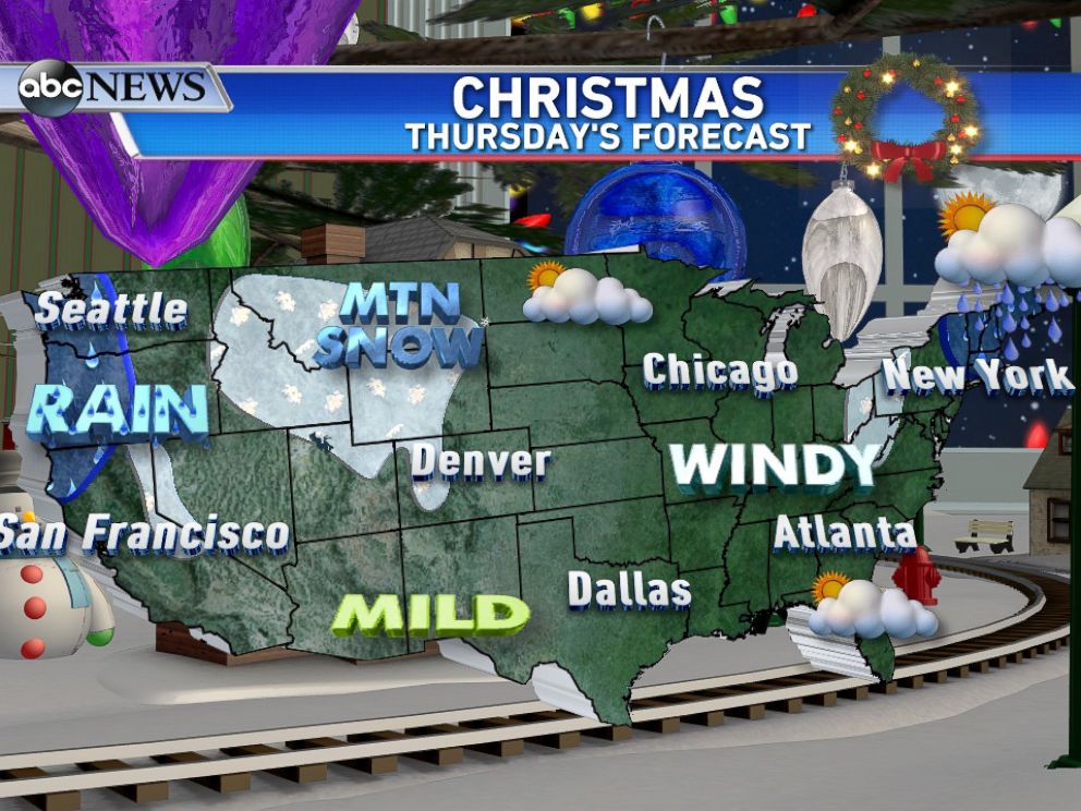 Christmas Forecast Stormy Week to Bring Severe Weather and Lots of
