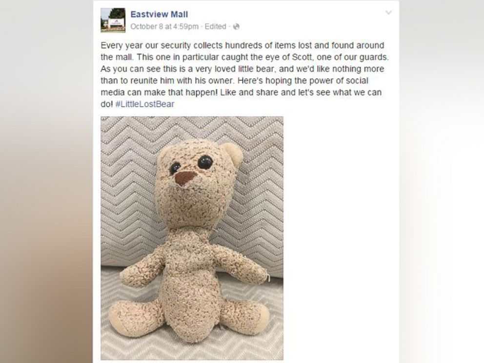 lost teddy bear