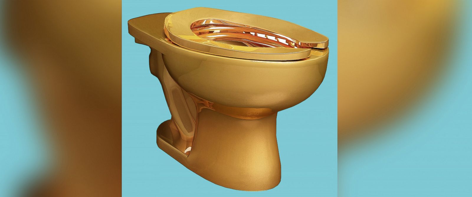 PHOTO: Sculptor Maurizio Cattelan came out of retirement to create a gold toilet he named "America," which will be featured in a public restroom in the Guggenheim Museum in New York beginning May 4. 