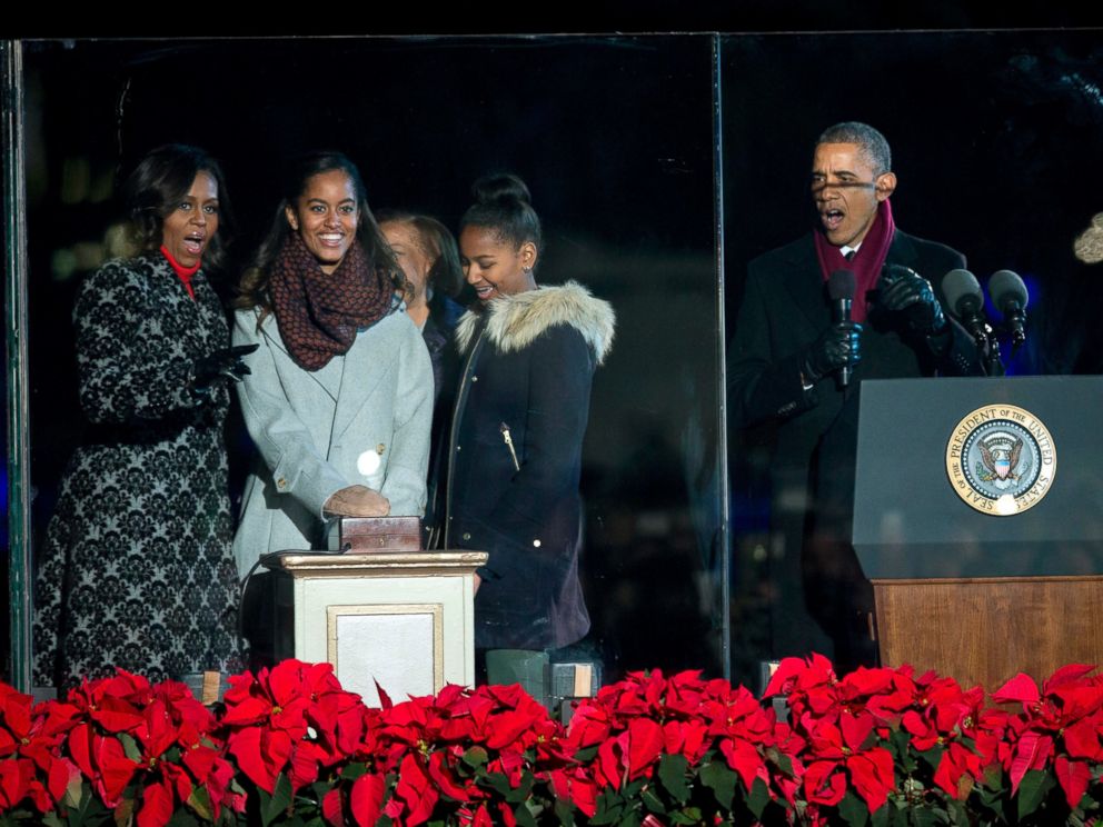 obamas sing dance at national christmas tree lighting obamas sing dance at national christmas tree lighting