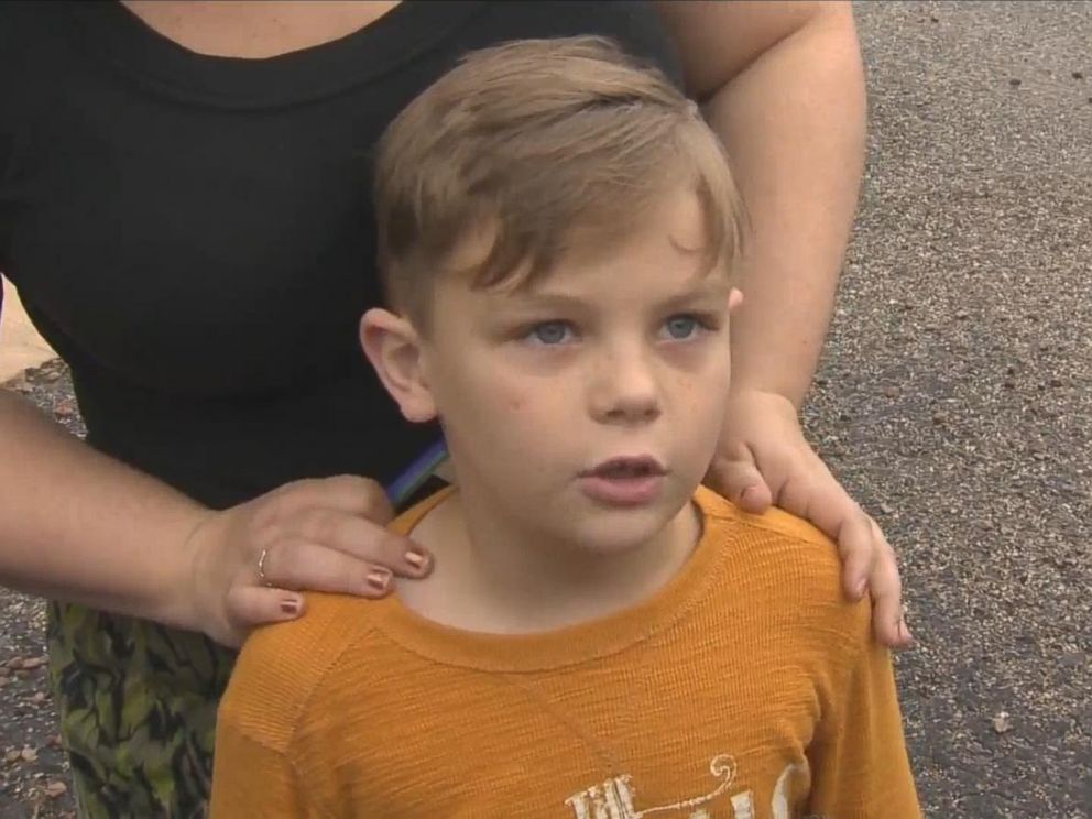 PHOTO: Seven-year-old Jack Swanson donated all the contents of his piggy bank to The Islamic Center of Pflugerville in Texas after it was found vandalized on Nov. 16, 2015, according to police. 