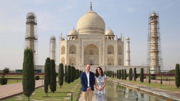 Prince William and Kate Visit the Taj Mahal
