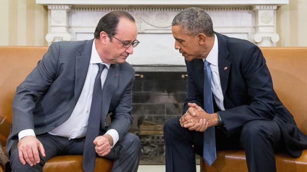 Obama Promises Hollande 'Total Solidarity' With France