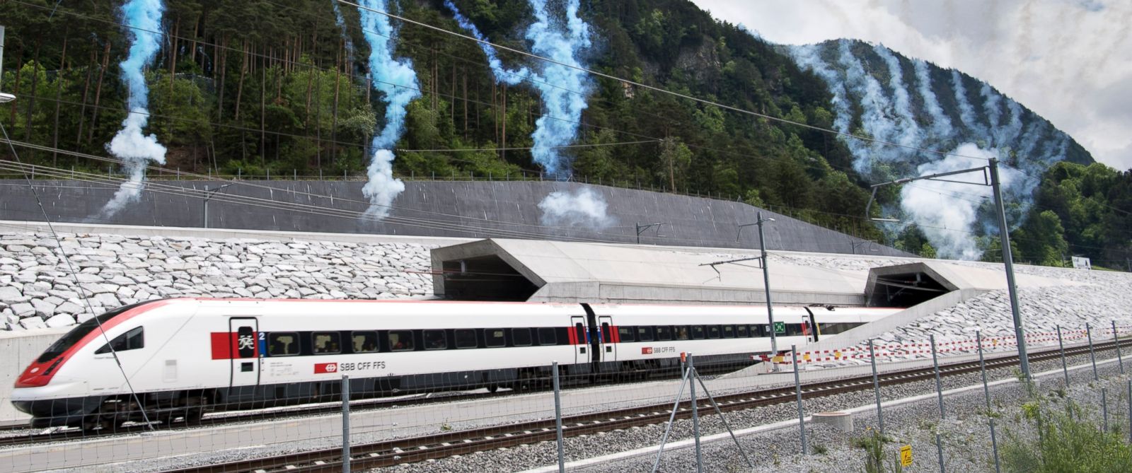 World's Longest and Deepest Train Tunnel Unveiled - ABC News