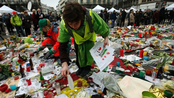 Tears, Songs and Hope at Brussels Vigil