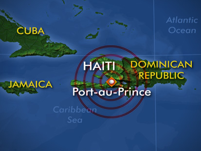 Haiti Earthquake Map