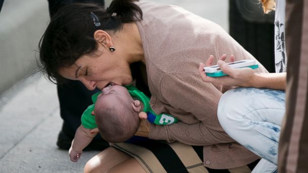 AP Hero Aunt 140220 16x9 608 The Dramatic Moment When a Woman Pulled Over to Give Her Nephew CPR