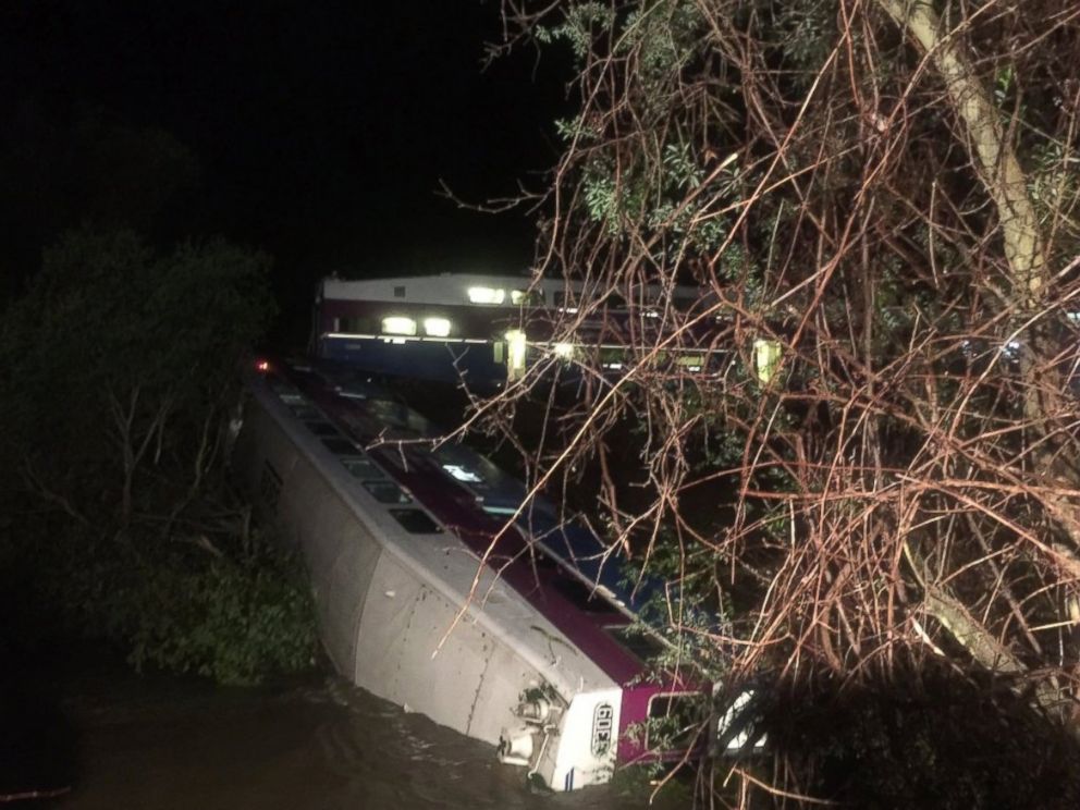 Dramatic Photos Show Aerial View of California Train Derailment - ABC News