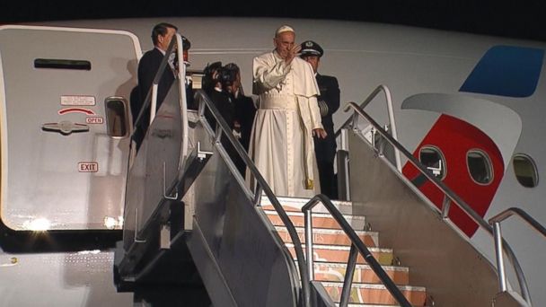 Pope Francis Arrives in Rome, Ending US Trip