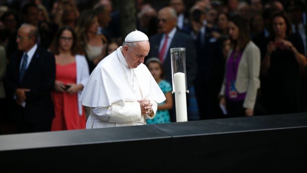 Pope Francis Talks About 'Palpable' Grief at 9/11 Memorial